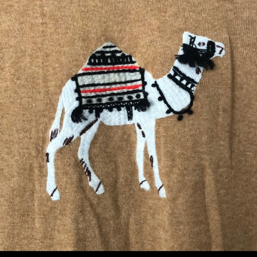 J CREW Cashmere blend Camel Sweater EUC - Size XS